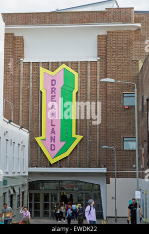 Margate`s reopening of dreamland fun park Stock Photo